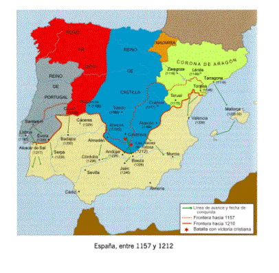 Espaa, entre 1157 y 1212